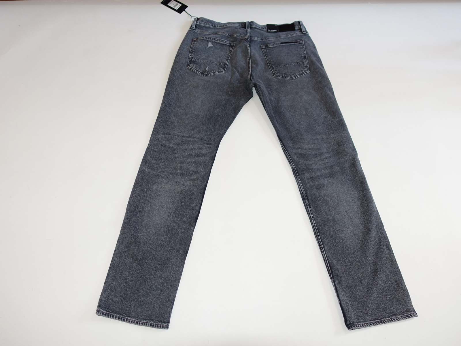 c 7 For All Mankind Men's Straight Leg Jeans Size 34 x 33 NWT Gray