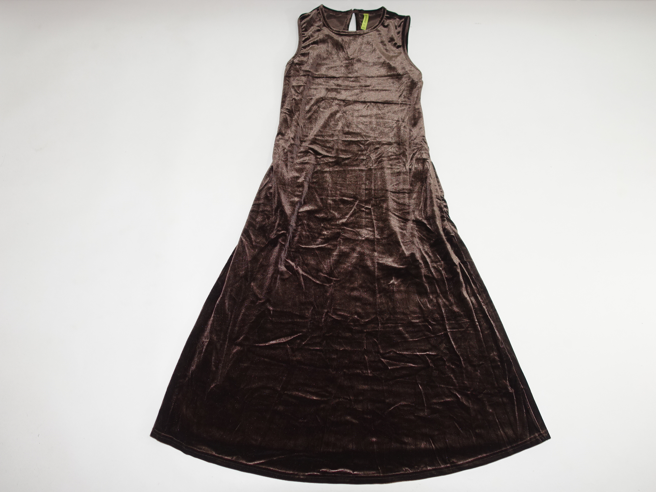 Betabrand Women's Luxe Velvet A-Line Midi Dress Size XS NWT Mushroom Brown  | eBay