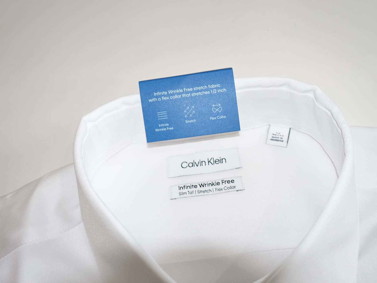Calvin Klein Men's Slim Fit Tall Dress Shirt 17 - 36 / 37 NWT White Stretch CK | eBay Calvin Klein Men's Slim Fit Tall Dress Shirt 17 - 36 / 37 NWT White Stretch CK | eBay