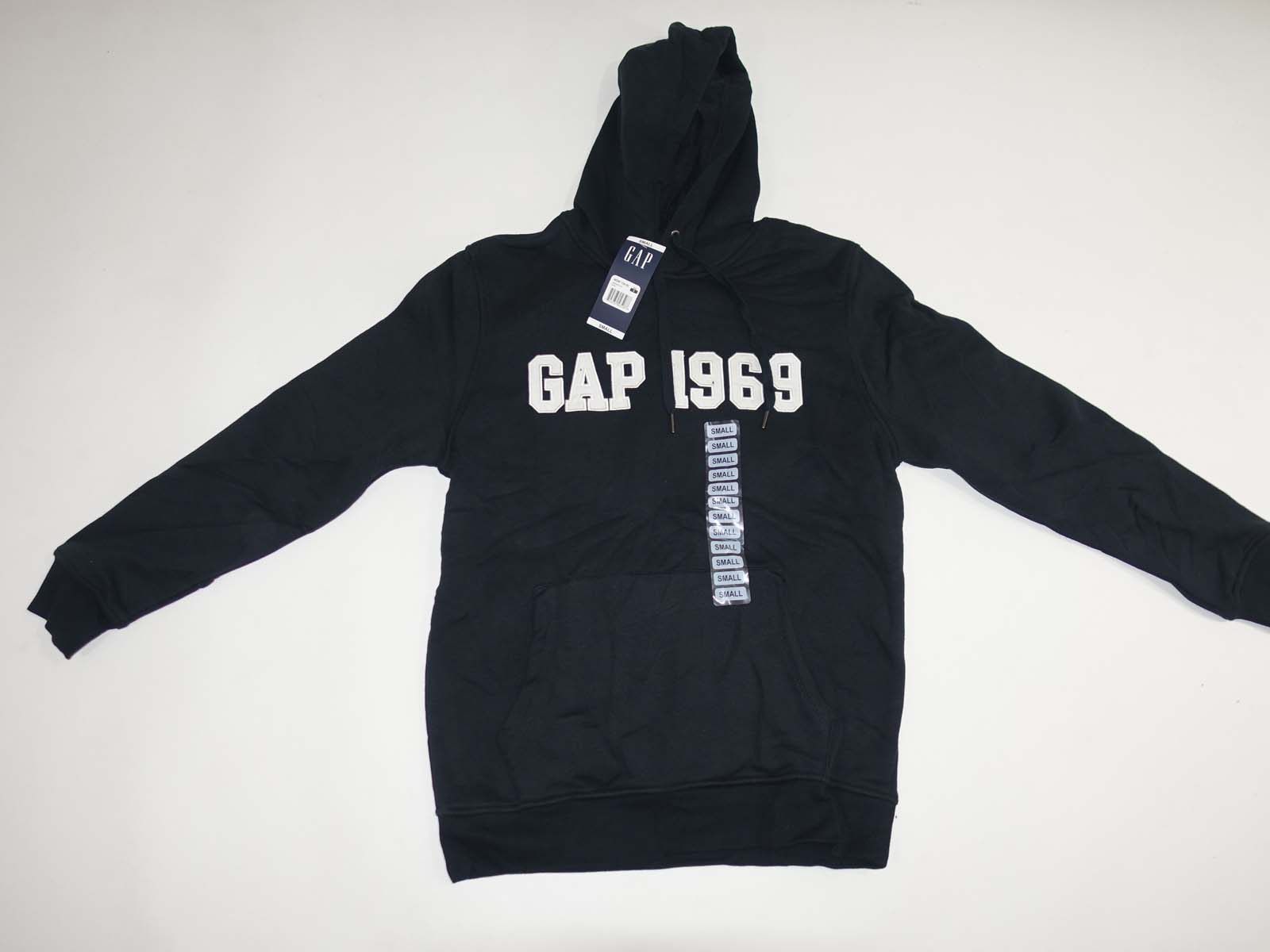 Gap 1969 Men's Applique Fleece Logo Hoodie Sweatshirt Small NWT