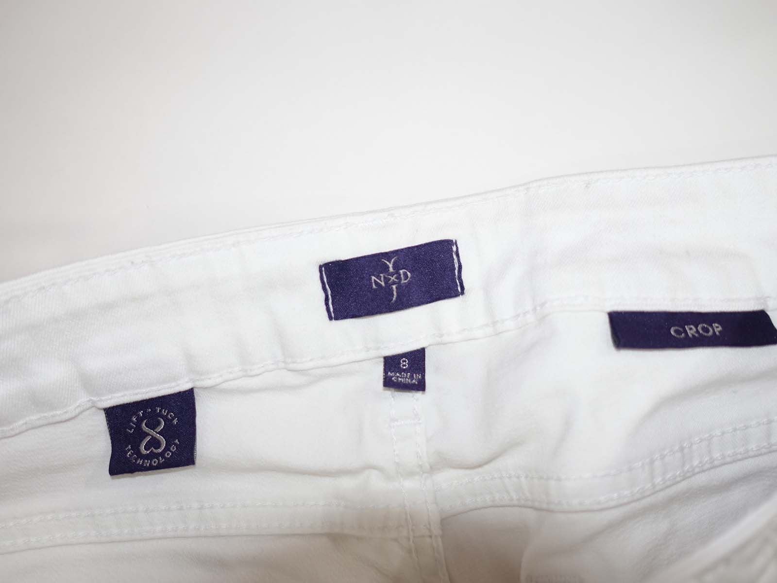 Pantalon Crop Noir NYDJ (Not Your Daughters Jeans) - Taille 8 Femme - Style Capri Cheville - Neuf Sans étiquettes