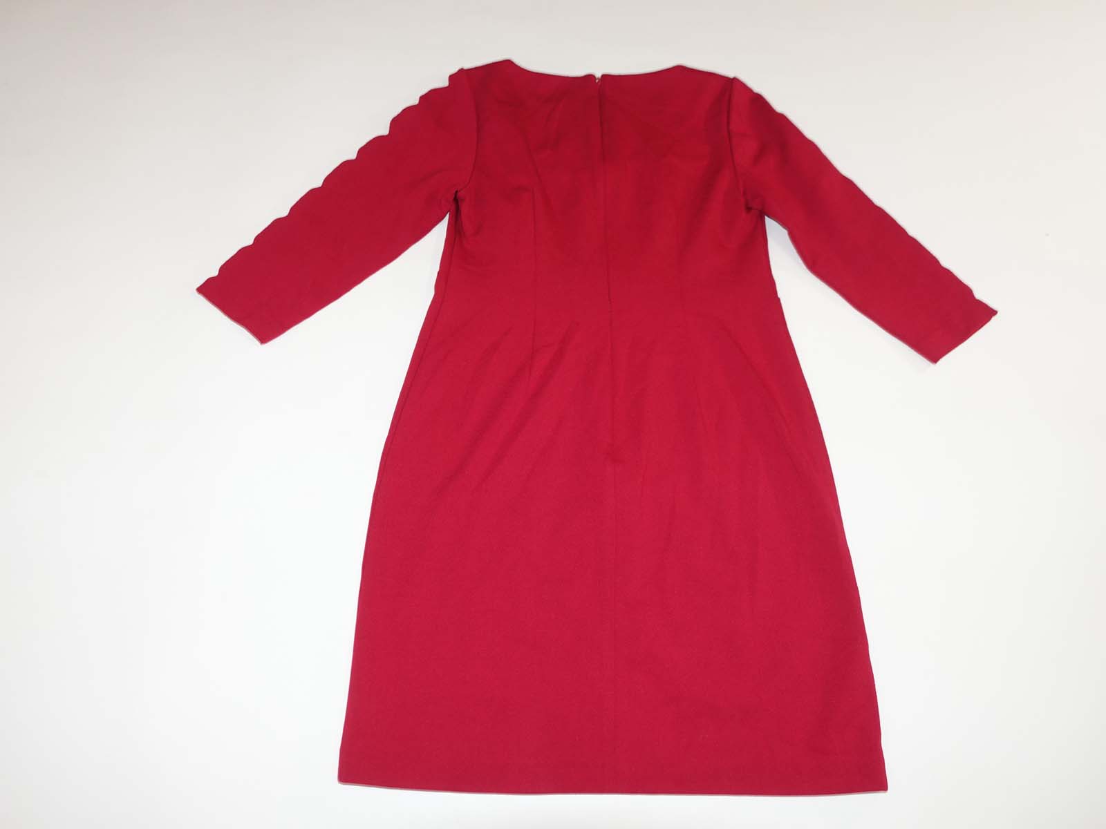 strapless open back dress Red Sleeveless Midi Dress